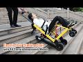 New Fellow Electric Stair Climbing Chair with All-Terrain Wheels & Manual Backup