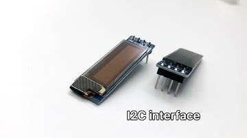 Monochrome OLED Display Module 2.42 Inch White Blue Yellow Green 6800 8080 Interface