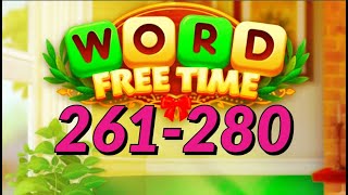 Word Free Time Crossword Puzzle level 261 280 easy answers gameplay screenshot 3