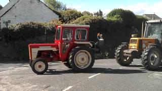 Coeliac sponsored tractor run Creetown to gatehouse and return .