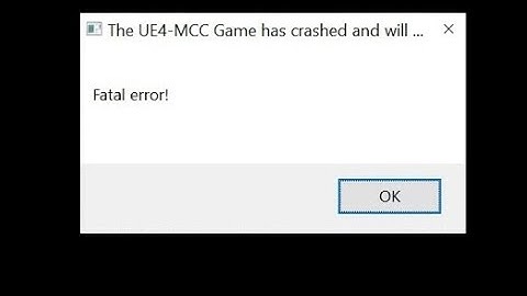 Halo MCC | UE4-MCC | Fatal Error | EASY FIX