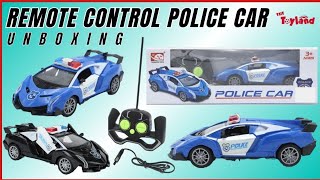 Remote Control Police Car Unboxing & Testing | Best RC Car for Kids | RC Car Toy