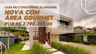 Casa nova no condomínio Alamoana com 4 suítes por R$ 2.790.000,00 em Intermares, Cabedelo - PB