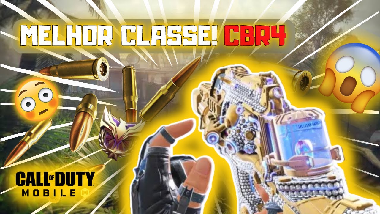 ESSA é a CLASSE de CBR4 que os PRO PLAYERS usaram no MUNDIAL do COD MOBILE!