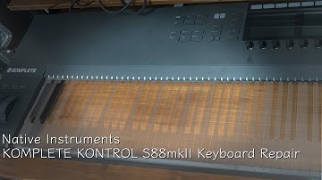 【修理】Native Instruments KOMPLETE KONTROL S88mkII keyboard repair