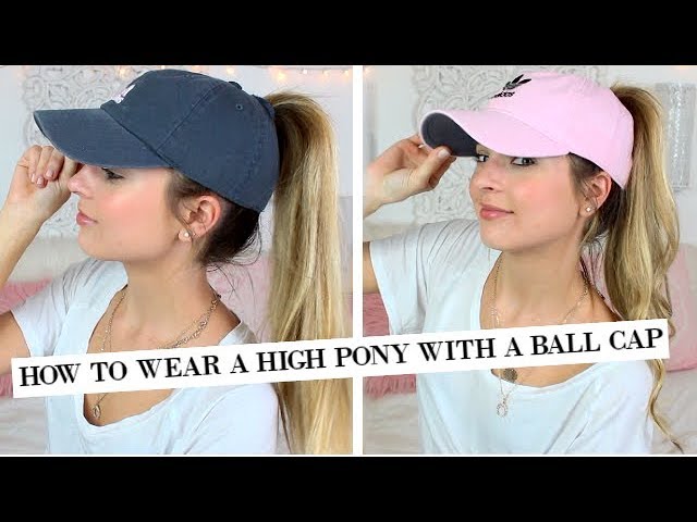 nike high ponytail hat