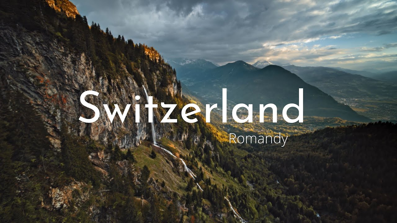 Romandy Region Switzerland's Hidden Gem in 4k: A Breathtaking Aerial Tour of Romandy ...
