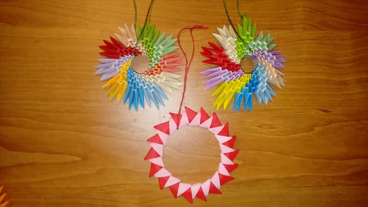 Origami modułowe Ozdoby bożonarodzeniowe YouTube