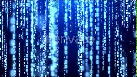 Digital Binary Code | Motion Graphics - Envato elements