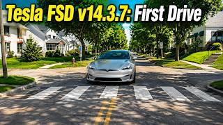 Tesla FSD v14.3.7: First Drive!