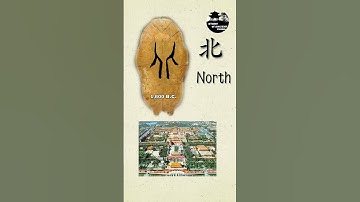 "NORTH",story of  Chinese characters.
