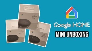 Google Home Mini UNBOXING (Charcoal & Chalk)