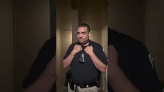 Security guard on a power trip