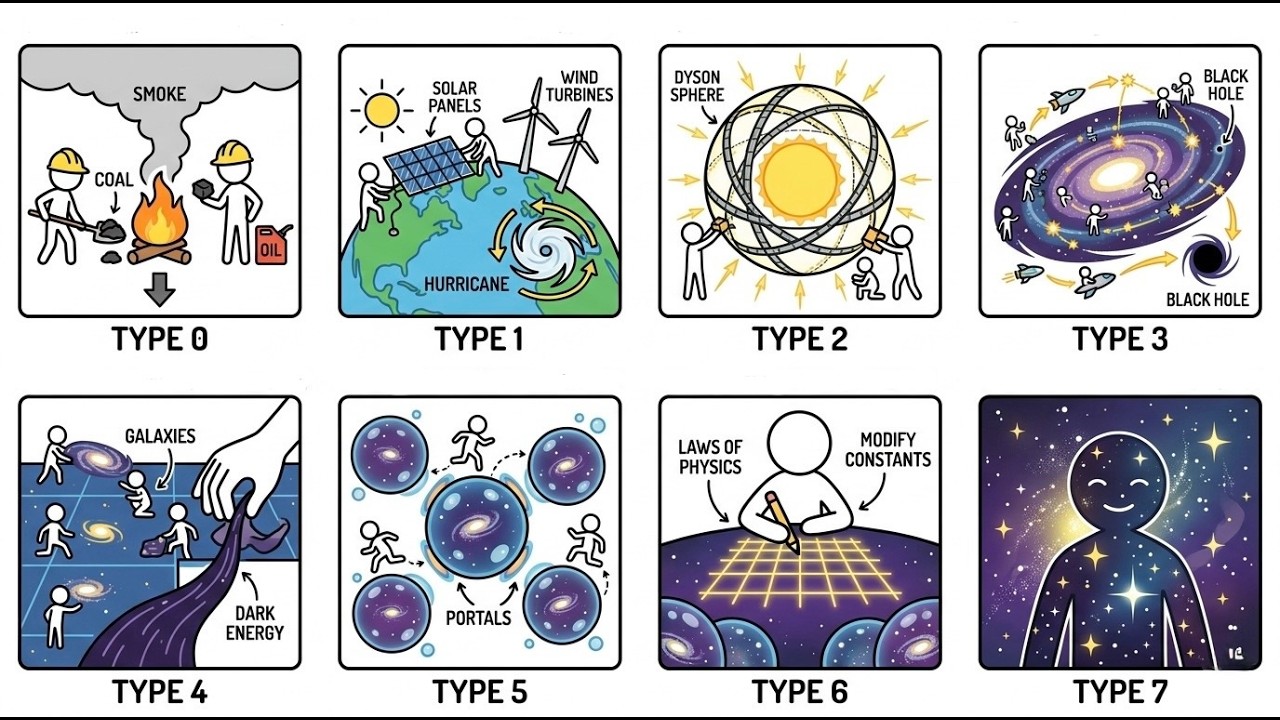 Civilization Levels Explained (Type 0 to Type 7) - YouTube