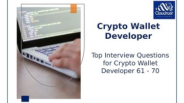 Top 10 Crypto Wallet Developer Interview Questions and Answers For 2025 | Part 67