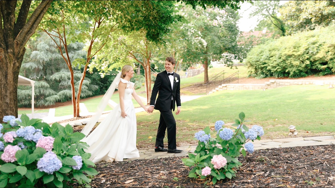 Classic Southern Wedding in the Gardens | Callanwolde Fine Arts Center