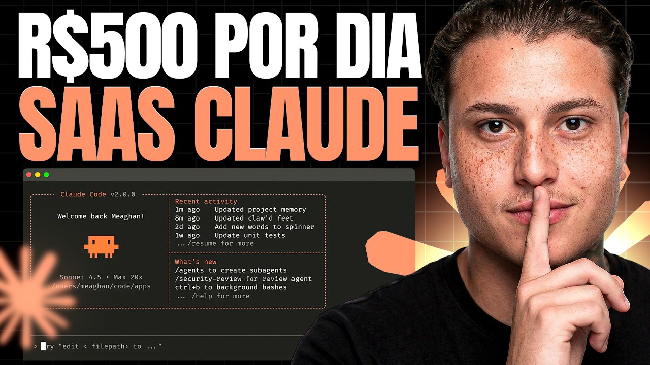 COMO CRIAR UM SAAS DE GRAÇA NO CLAUDE CODE SEM PROGRAMAR - YouTube