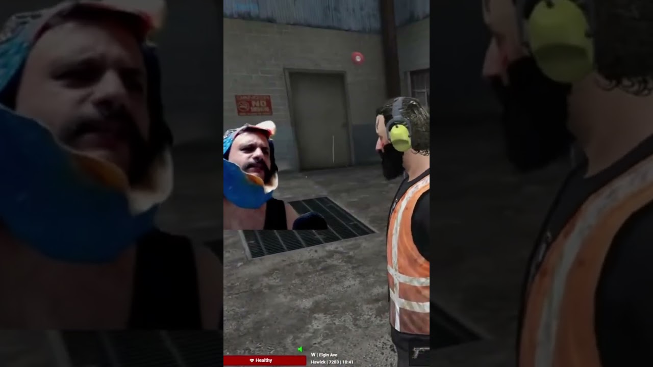 Talking with mouth full 