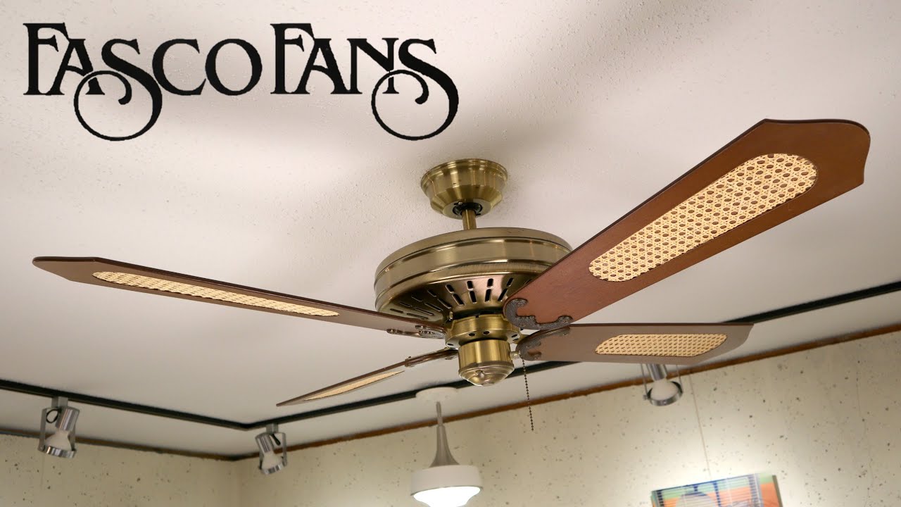 Fasco Charleston Ceiling Fan 1080p Hd