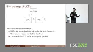 Pooya Farshim | Modeling Random Oracles under Unpredictable Queries