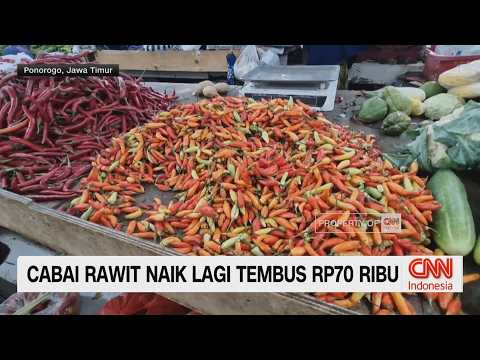 Harga Pangan Naik Lagi, Cabai Rawit Tembus Rp70 Ribu