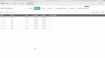 HP ALM Octane Settings