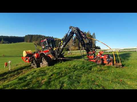 PETER Kabelpflug macht Meter: Baustelle im Hochschwarzwald