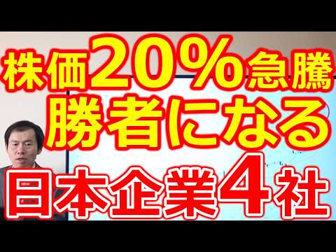 【株価２０％急騰！】レアアース覇権争いで勝者となる日本企業４社