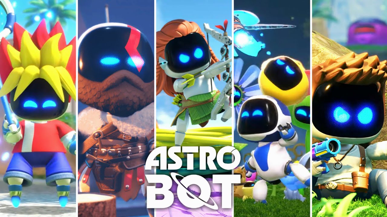 ASTRO BOT (PS5) - All PS Exclusive Franchise Levels (4k) - YouTube
