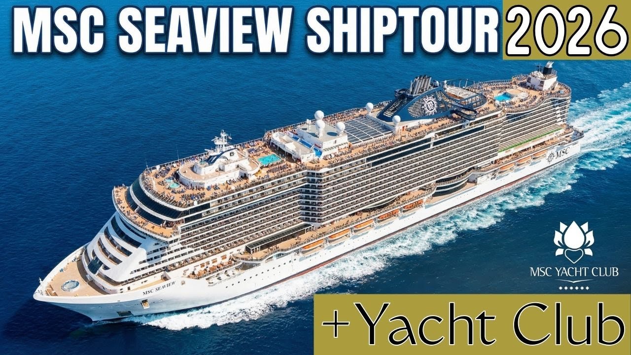 MSC Seaview Ship Tour 2026 | Every Deck Explored + Infographics 4K