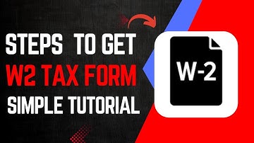 ✅ How Do You Get W2 Tax Form