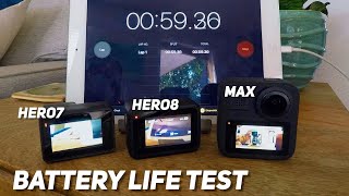 Gopro Hero8 Max Hero7 Battery Life Test Gopro Tip 666 Micbergsma Youtube