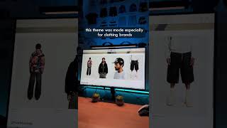 The Absolute Best Shopify Theme for Clothing Brands 🔥#shorts #youtubeshorts #shopify