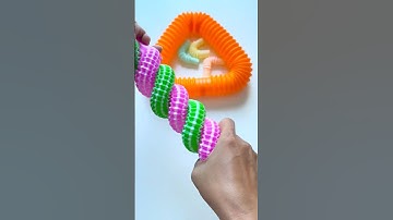 Creative ASMR Making Crunchy POP Tube Inside-Out #diy #oddasmr #relaxing #satisfyingvideos