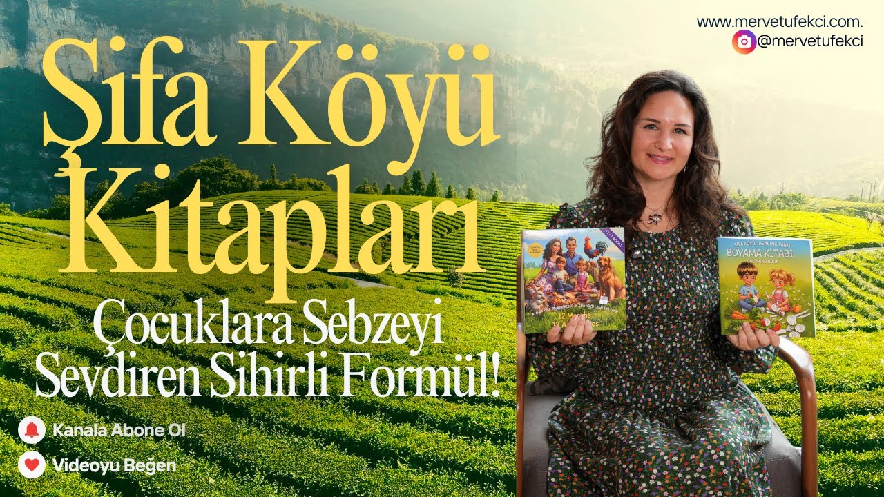 Çocuklara Sebzeyi Sevdiren Sihirli Formül: Şifa Köyü Kitapları