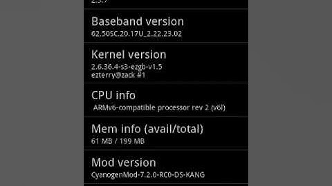 Cyanogenmod 7.2 on HTC myTouch 3G
