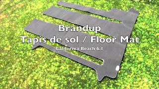 Brandrup floor mat / tapis de sol pour California Beach 6.1