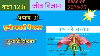 Class 12th || Biology|| Chapter 1 । पुष्पी पौधों में लैंगिक जनन  L-1 session 2024- 25 By Kaushal sir