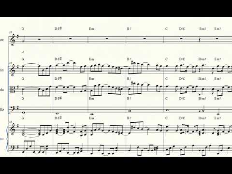 물론 (피아노4중주 반주 악보 / 편곡 / 노래 반주 / 총보 / 파트보) - 지아