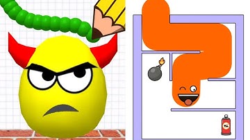 Draw To Smash: Logic Puzzle vs Pet Me Maze | Gameplay 1