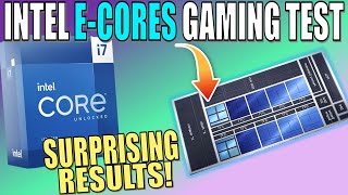 I Did Not Expect These Results! Intel ECores ON vs OFF 40 GAME BENCHMARK
