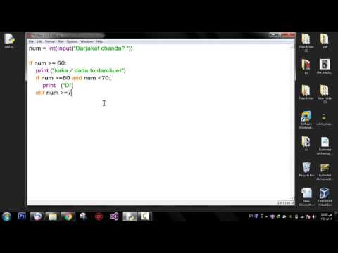 Python for Beginners 68 | if statements 14 | making a grade program