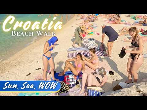 Beach Walk | Peacefully Walking Along Znjan Beach in Split &amp; Relaxing with Olivia