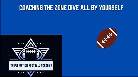 Coaching the Zone Dive ALL BY YOURSELF | Triple Option | Flexbone | Air  Force