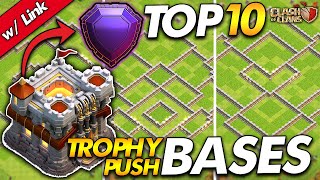 Top 10 Best Trophy Pushing Bases For Th11 Clash Of Clans