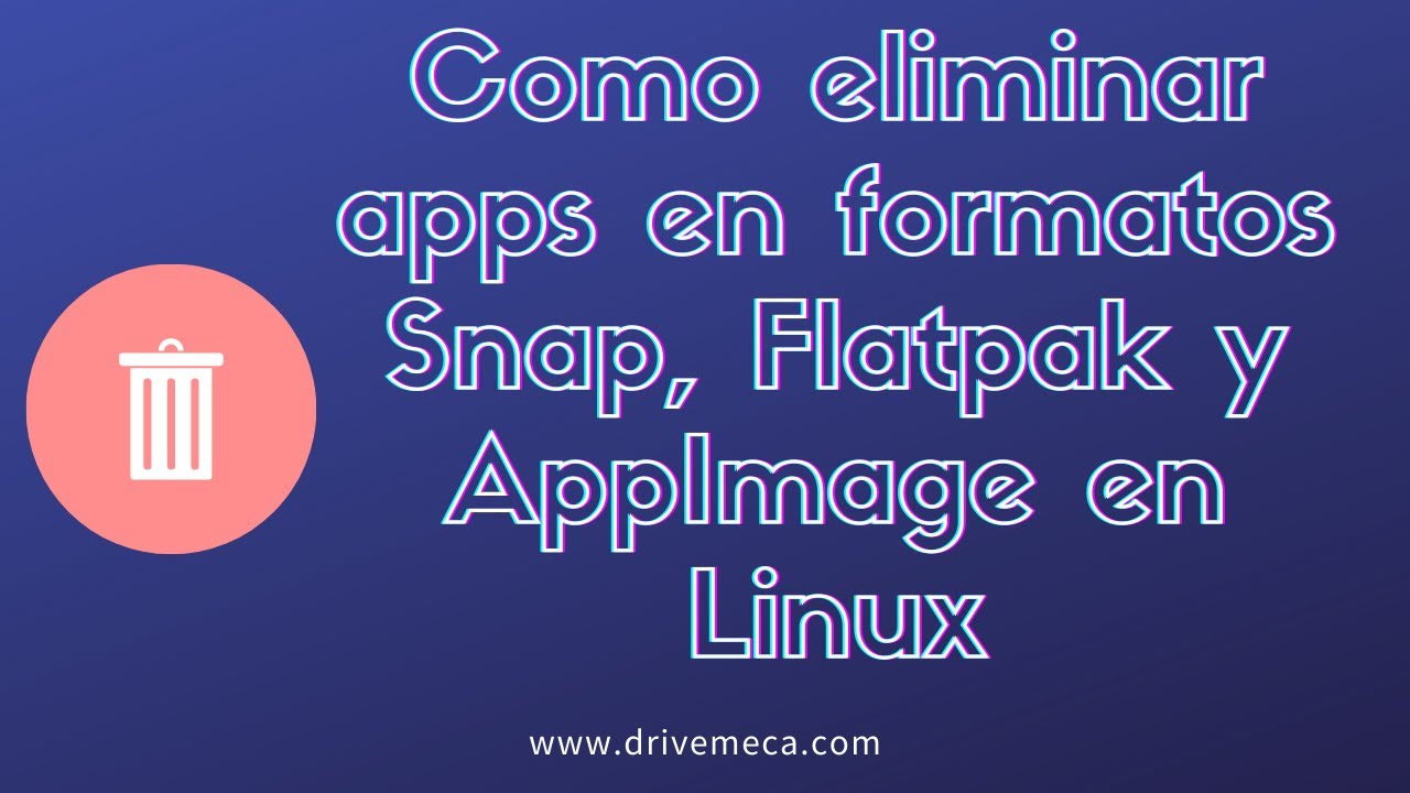 Como eliminar apps en formatos 