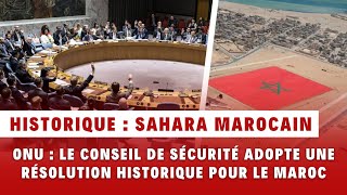 Sahara Lonu Adopte Une Résolution Consacrant Lautonomie Sous Souveraineté Marocaine