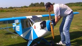 Worlds Biggest RC Clip Wing Cub 50% scale Air plane