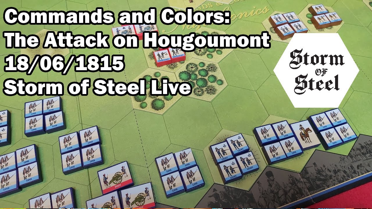 Commands and Colors: The Attack on Hougoumont 18/06/1815 | Storm of Steel Live