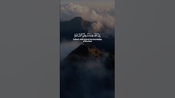 إن الله عنده علم الساعة و ينزل الغيث و يعلم ما في الأرحام || سورة لقمان || القارئ: ياسر الدوسري